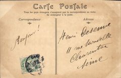 VINTAGE POSTCARD Troyes Chimney