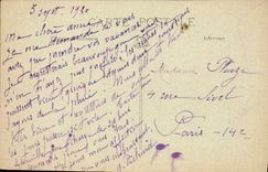 VINTAGE POSTCARD Besancon Into Frank Count Chemin of Mazagram rocks of the citadel