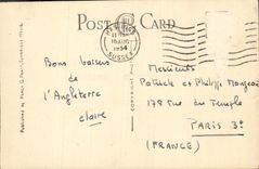 POSTAL MODERNA visión aérea de St Leonards del jardín público del guerrero