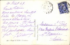 MODERN CARD Beach of Sion