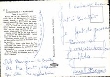 MODERN CARD Sauerkraut with the Alsatian one