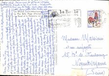 MODERN CARD La Baule Beach the Royal one and the panorama