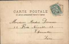 VINTAGE POSTCARD Fantasy Children Crab