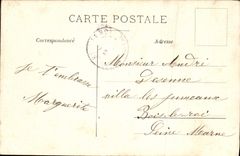 POSTAL Nevers de la VENDIMIA del puente el lugar gravemente