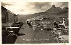 CPA Terrasse De L'Hotel et sommet du Puy de Dome 