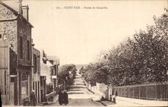 VINTAGE POSTCARD Holy Par Road De Granville