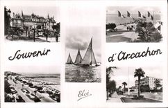 MODERN CARD To remember Arcachon