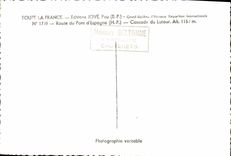 CPM Route du pont d'Espagne Cascade du Lutour 