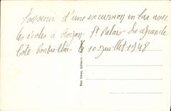 VINTAGE POSTCARD Royan Chay Rising Tide