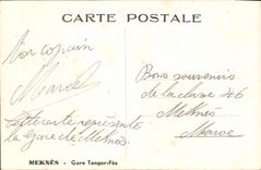 POSTAL MODERNA Meknes parquea Tánger Fes