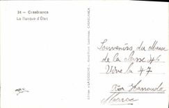 MODERN CARD Casablanca the Bank of State