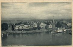 VINTAGE POSTCARD Lindau Hafenpartie