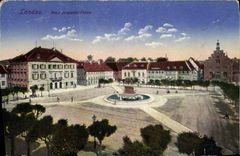 VINTAGE POSTCARD Londau max Jasephs Platz