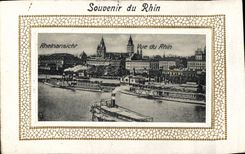 VINTAGE POSTCARD To remember Of the Rhine