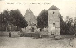 CPA La Normandie La Regmalard Facade De I'Eglise