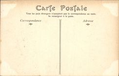 POSTAL Treport de la VENDIMIA la calle de la batería