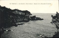 CPA Le Trayas Les Rochers Notre Dame Route De La Nouvelle Corniche