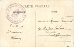 POSTAL Corneville Belces de la VENDIMIA el carillón