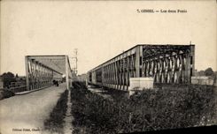 CPA Oissel Les Deux Ponts
