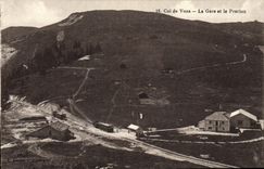 CPA Col De Voza La Gare Et Le Prarion