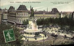 CPA Paris Place De La Republique