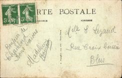 POSTAL Chambord Carosse De Gale Of de la VENDIMIA la cuenta De Chambord