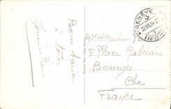 CPA Geneve Monument Brunschwig Et La Rade Bateau