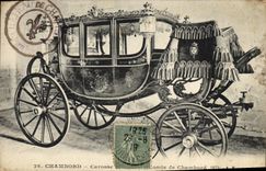 CPA Chambord Carosse Comte de Chambord 
