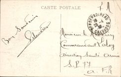 El poli de Normandía de la POSTAL de la VENDIMIA en el monumento de Noireau de los niños del poli murió por Militaria Francia