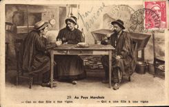 CPA Au Pays Marchois Folklore 