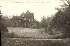 VINTAGE POSTCARD Hennequeville Small Manor Villa De Rejane
