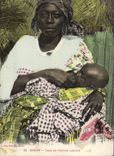 VINTAGE POSTCARD Standard Dakar Of Woman Lahobe Senegal