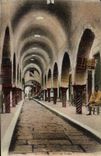 VINTAGE POSTCARD Tunis Souk Of the Fabrics