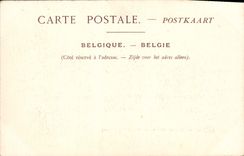 POSTAL Bruselas de la VENDIMIA el paladar del rey vista del paladar ducal