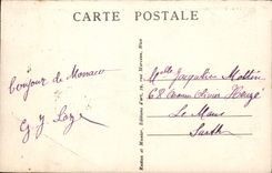 VINTAGE POSTCARD Monaco the Palate Of the Prince Main courtyard and vault