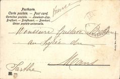 VINTAGE POSTCARD Chameliers Goes from There In Serves