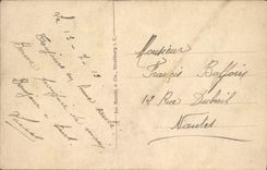 VINTAGE POSTCARD Lohringen Solvaystrasse