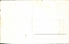 VINTAGE POSTCARD Gruss Aus Frankreich Woman Flowers