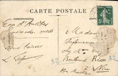 VINTAGE POSTCARD Monaco Seen from Of the Rock On the Cape D' Ail