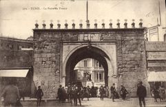 VINTAGE POSTCARD Tunis the Gate Of France