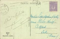 VINTAGE POSTCARD Tunis the Gate Of France