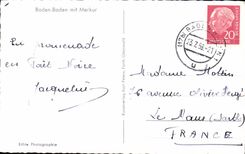 MODERN CARD Baden Baden MIT Merkur