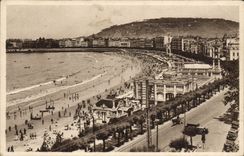 VINTAGE POSTCARD San Sebastian Vista General Of Playa