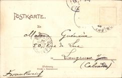 Trier de Hauptmarkt de la POSTAL de la VENDIMIA