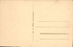 VINTAGE POSTCARD Luxembourg Places Constitution With Monument Of the Souvenir