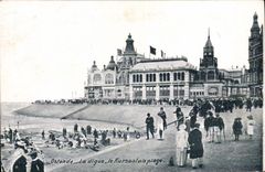 VINTAGE POSTCARD Ostend the Dam Kursaal