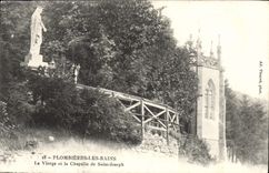 VINTAGE POSTCARD Plombieres Les Bains the virgin and the vault of Joseph Saint