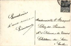 VINTAGE POSTCARD Perpignan the Walk Of the Plane trees