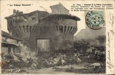 CPA Le Puy Combat a la porte Pannessac 