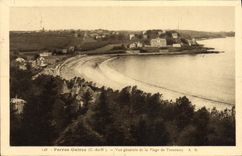 CPA Perros Guirec Vue Generale De La Plage De Trestraou